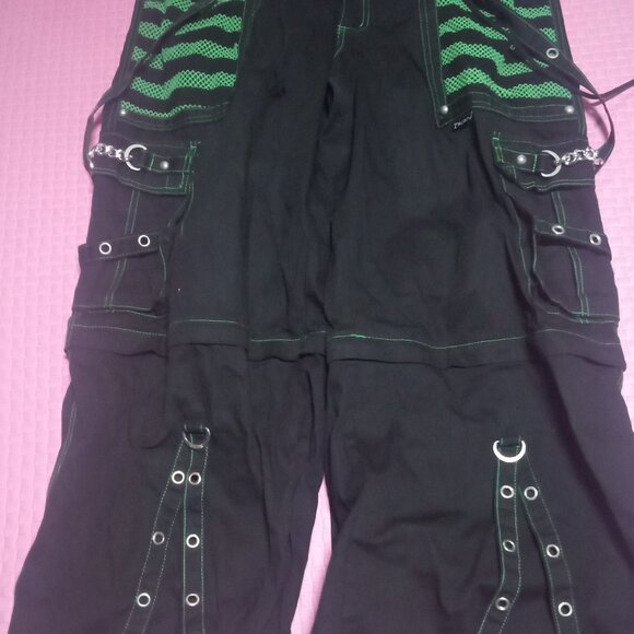 Green and Black Tripp Pants - Picture 1 of 7